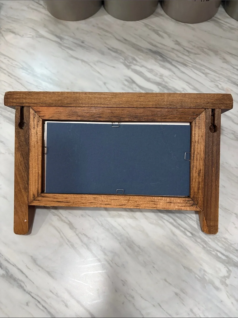 Wooden Framed Birdhouse Wall Art - Brown